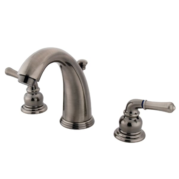 Widespread Bathroom Faucet, Black Stainless